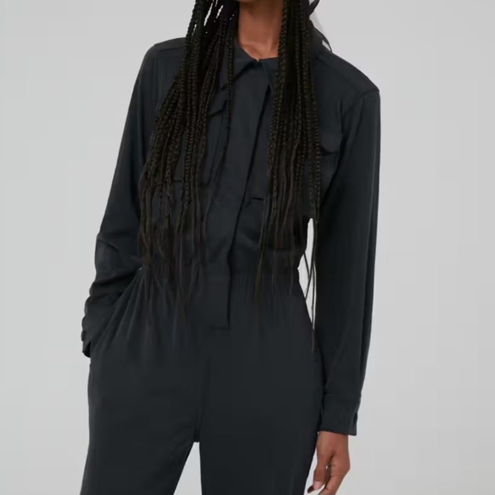 Kith Lina Boiler Long Sleeve Jumpsuit Battleship Gray